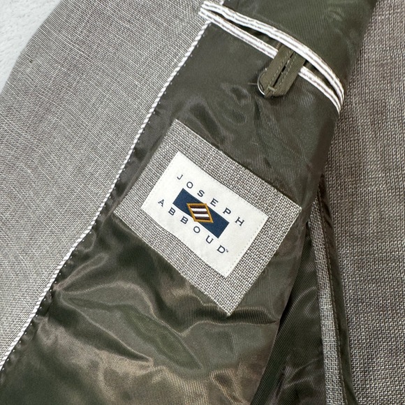 Joseph Abboud Heritage Blazer Mens 44R Wool Linen GUABELLO Sport Coat Jacket EUC - Picture 5 of 12